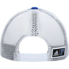 St. Louis Blues adidas Team Plate Trucker Snapback Hat Online