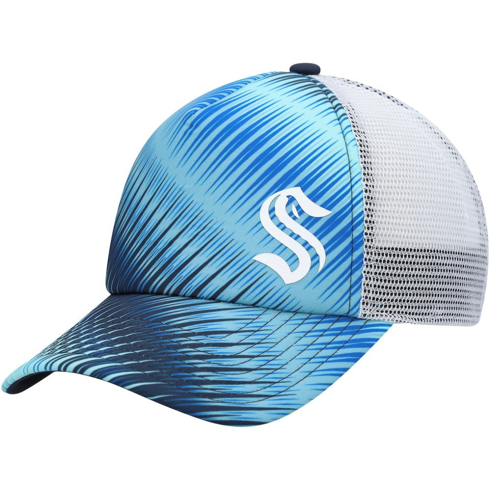 Seattle Kraken adidas Women's Graphic Foam Trucker Snapback Hat On Sale