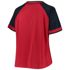 Washington Nationals Women's Plus Size Raglan T-Shirt | MLB Outlet