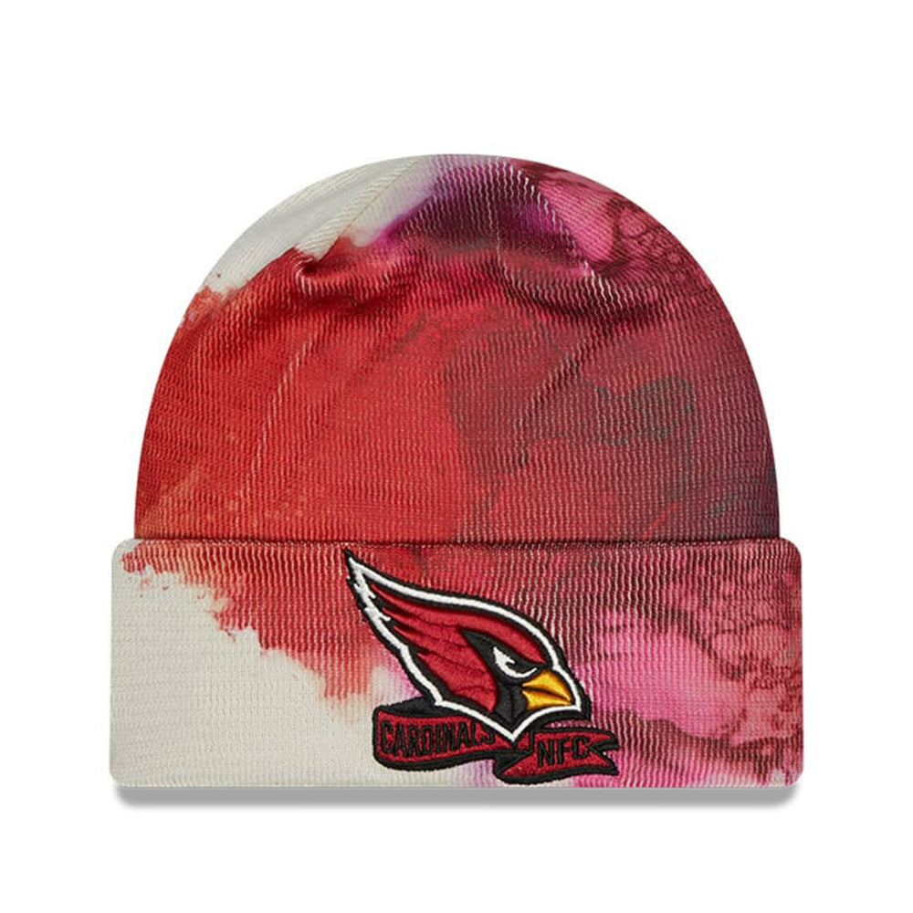 Arizona Cardinals New Era 2022 Sideline Ink Dye Cuffed Knit Hat