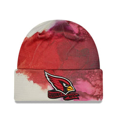 Arizona Cardinals New Era 2022 Sideline Ink Dye Cuffed Knit Hat