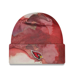 Arizona Cardinals New Era 2022 Sideline Ink Dye Cuffed Knit Hat