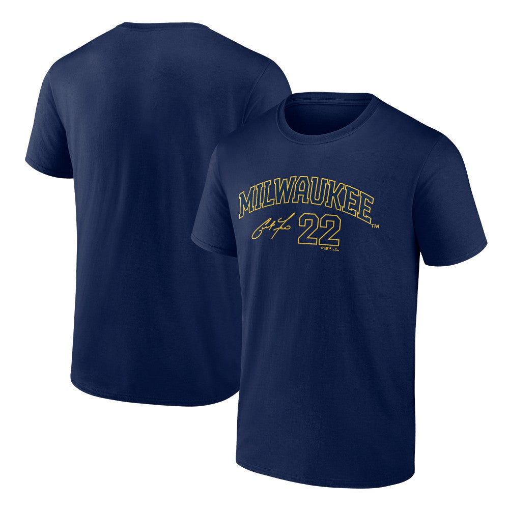 Christian Yelich Milwaukee Brewers Fanatics Player Name & Number T-Shirt | MLB On Sale