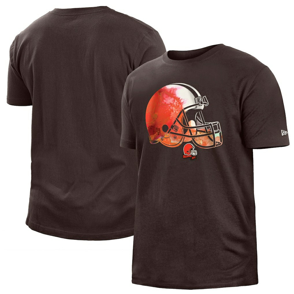 Cleveland Browns New Era 2022 Sideline Ink Dye T-Shirt