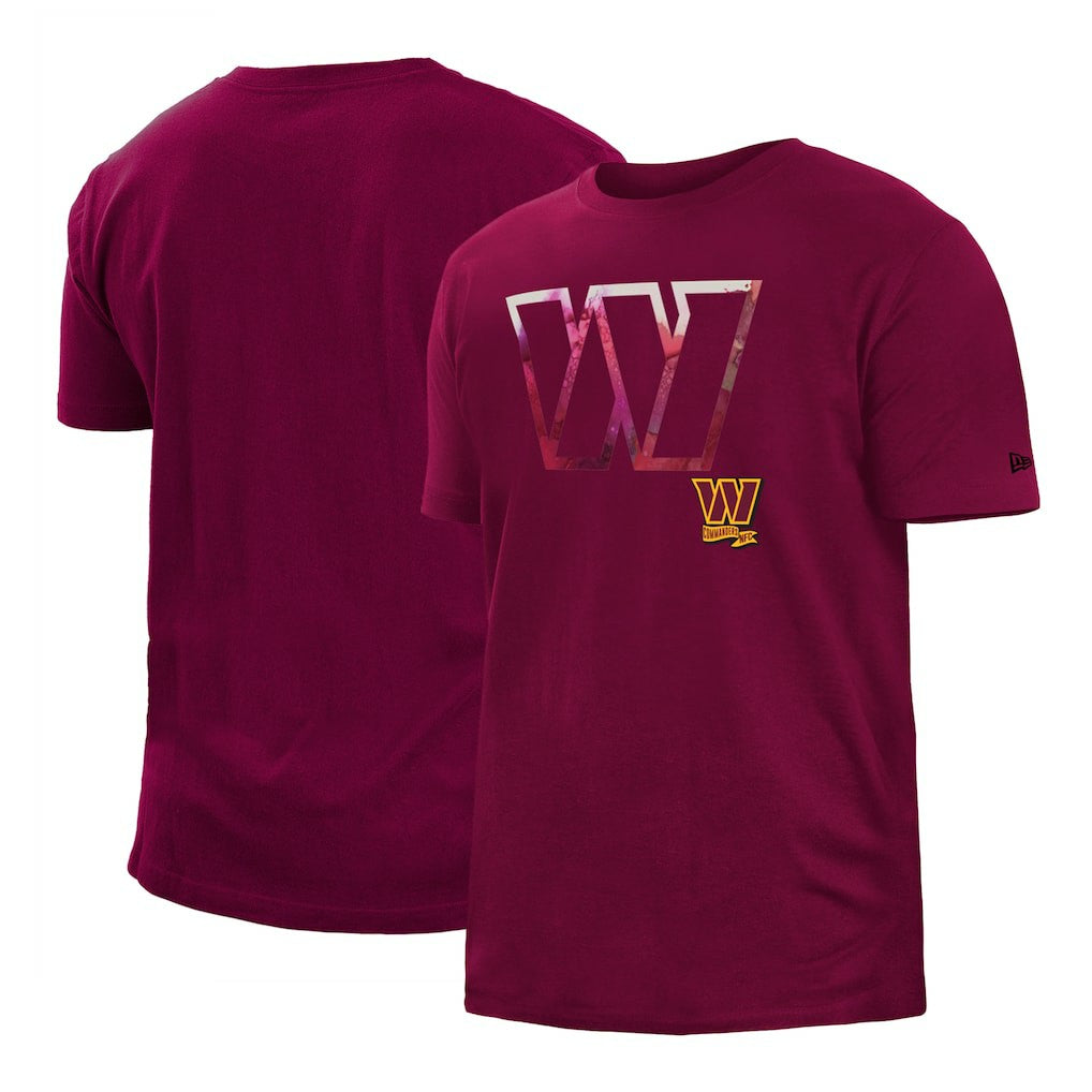 Washington Commanders New Era 2022 Sideline Ink Dye T-Shirt