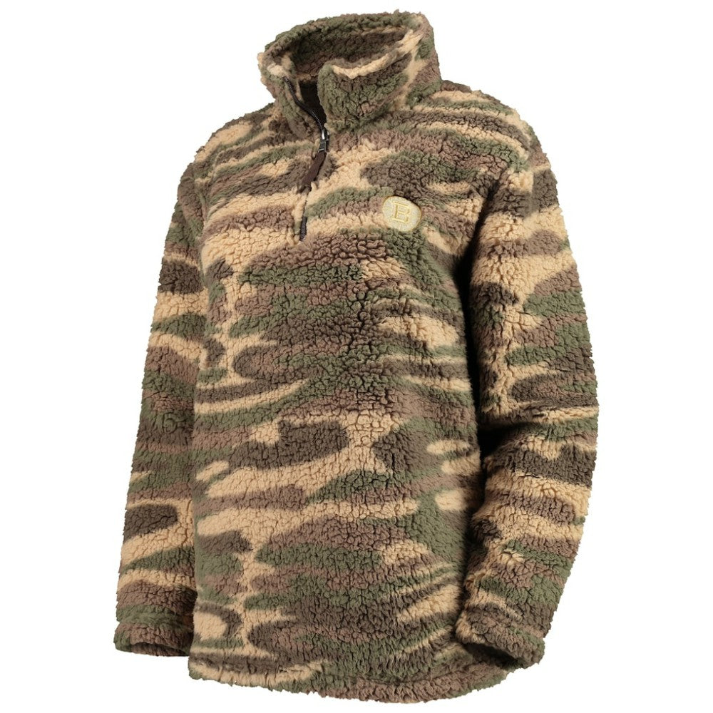 Boston Bruins G-III Sports by Carl Banks Women's Sherpa Quarter-Zip Jacket Sale
