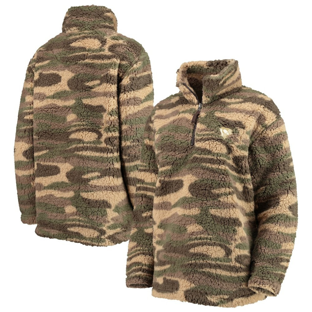 Pittsburgh Penguins G-III Sports by Carl Banks Women's Sherpa Quarter-Zip Jacket Discount