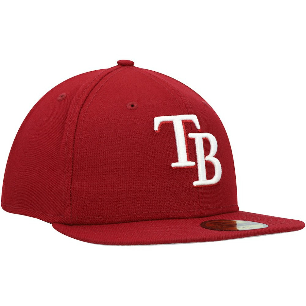 Tampa Bay Rays New Era White Logo 59FIFTY Fitted Hat | MLB On Sale
