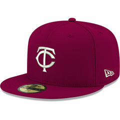 Minnesota Twins New Era White Logo 59FIFTY Fitted Hat | MLB Near me