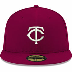 Minnesota Twins New Era White Logo 59FIFTY Fitted Hat | MLB Near me