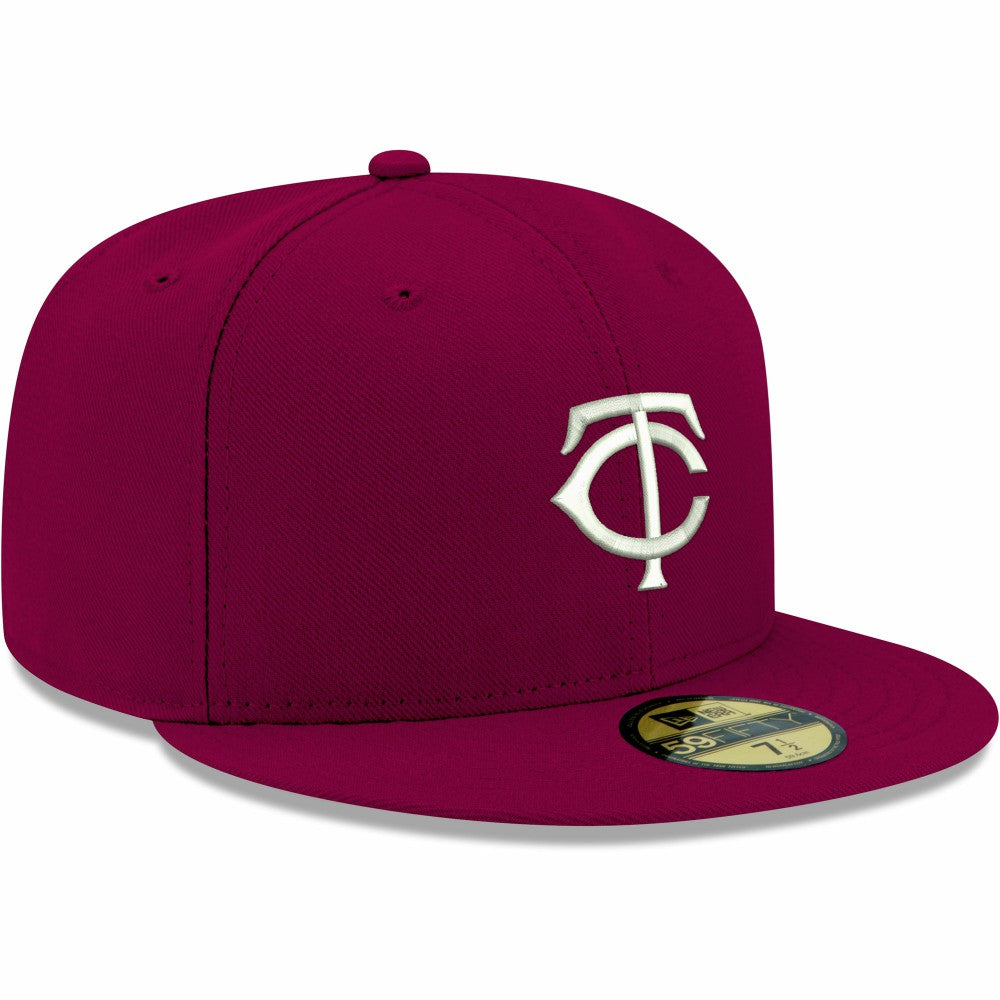 Minnesota Twins New Era White Logo 59FIFTY Fitted Hat | MLB Near me
