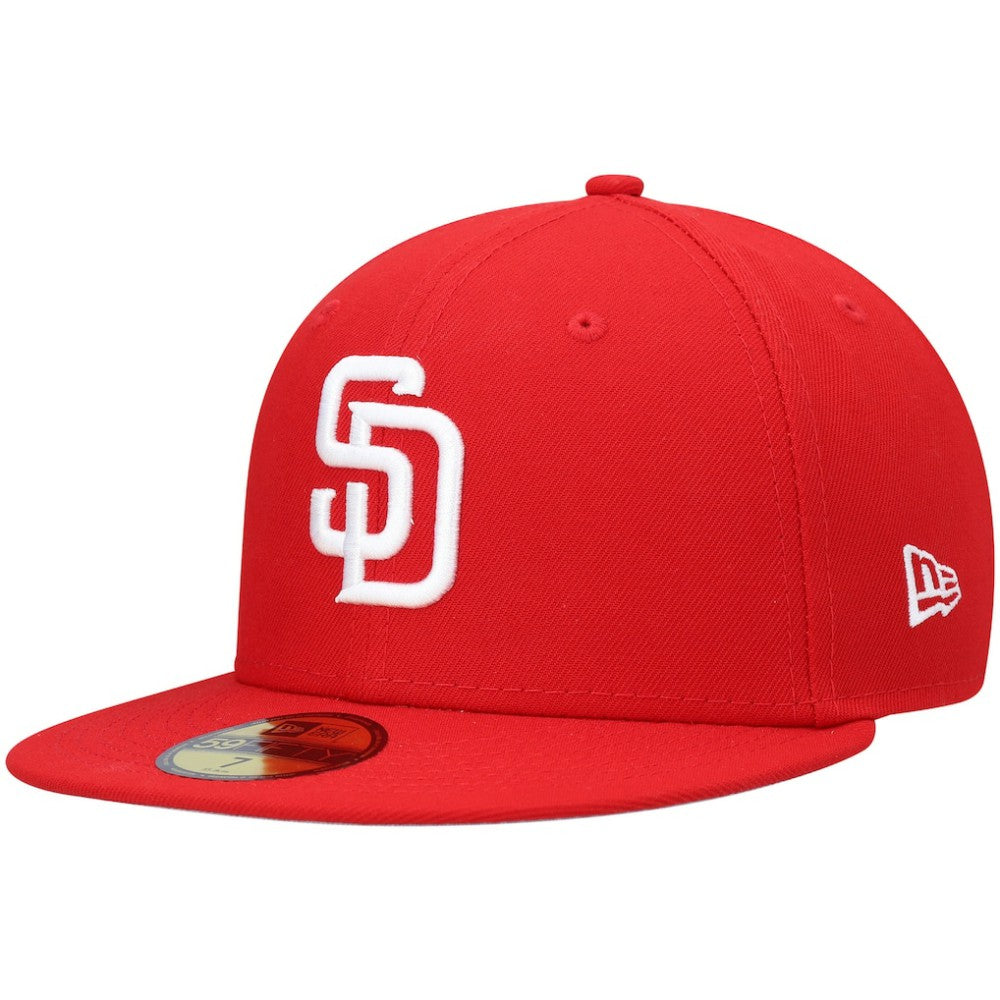 San Diego Padres New Era White Logo 59FIFTY Fitted Hat | MLB Shop