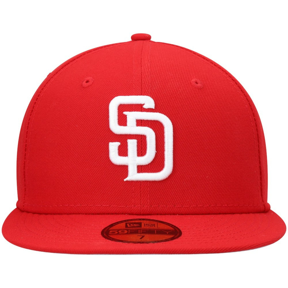 San Diego Padres New Era White Logo 59FIFTY Fitted Hat | MLB Shop