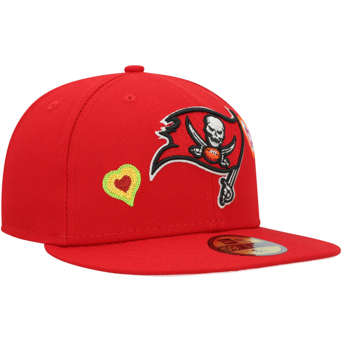 Tampa Bay Buccaneers New Era Chain Stitch Heart 59FIFTY Fitted Hat