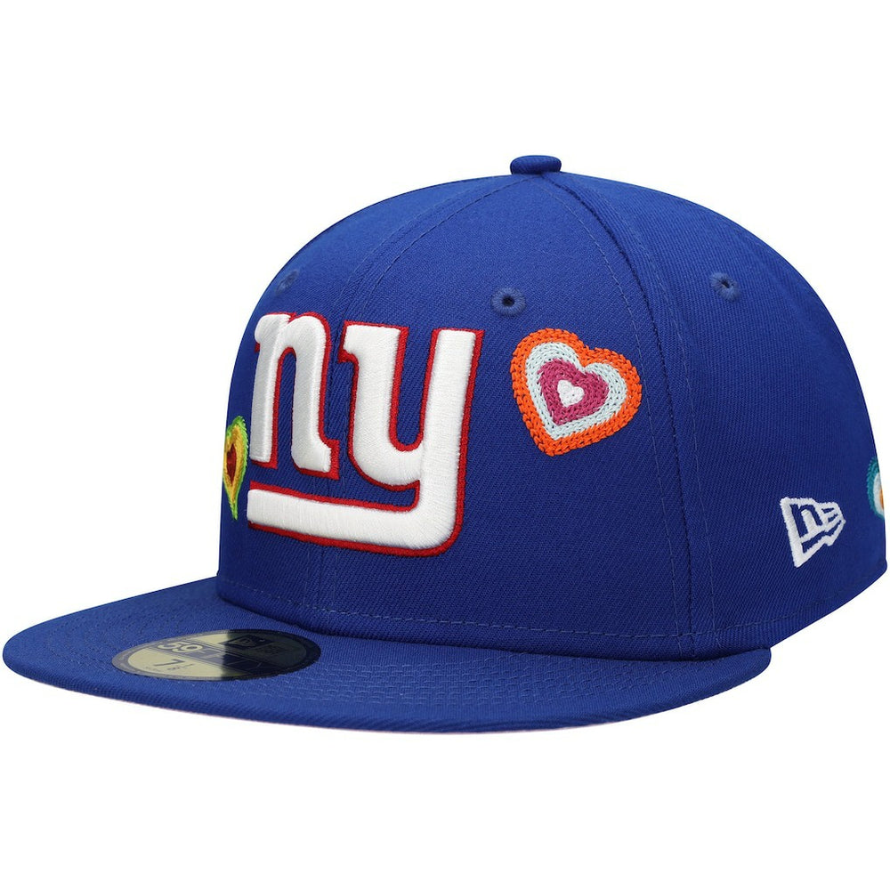New York Giants New Era Chain Stitch Heart 59FIFTY Fitted Hat