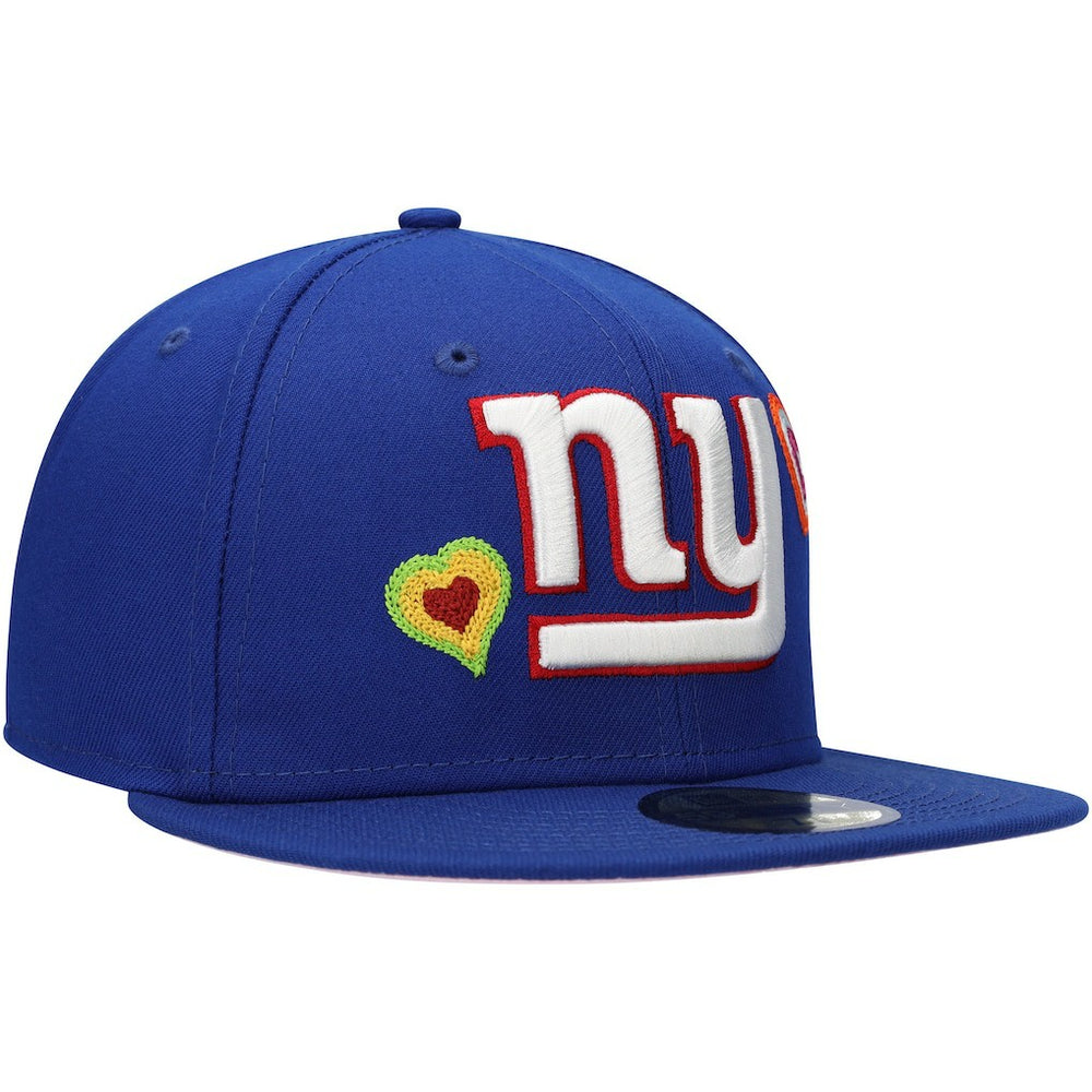New York Giants New Era Chain Stitch Heart 59FIFTY Fitted Hat