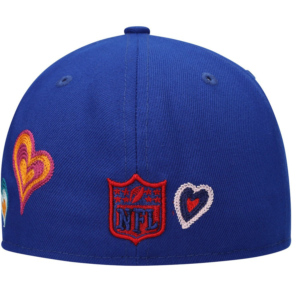 New York Giants New Era Chain Stitch Heart 59FIFTY Fitted Hat