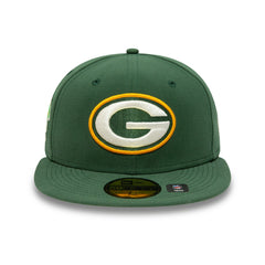 Green Bay Packers New Era Super Bowl XXXI Citrus Pop 59FIFTY Fitted Hat