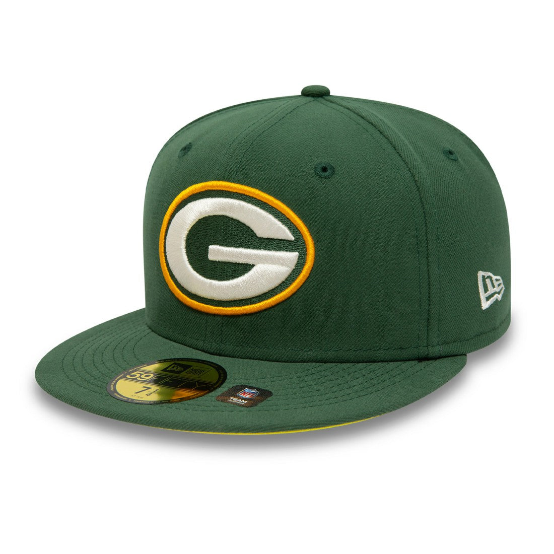 Green Bay Packers New Era Super Bowl XXXI Citrus Pop 59FIFTY Fitted Hat