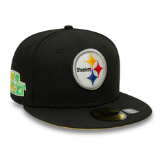 Pittsburgh Steelers New Era Super Bowl XL Citrus Pop 59FIFTY Fitted Hat