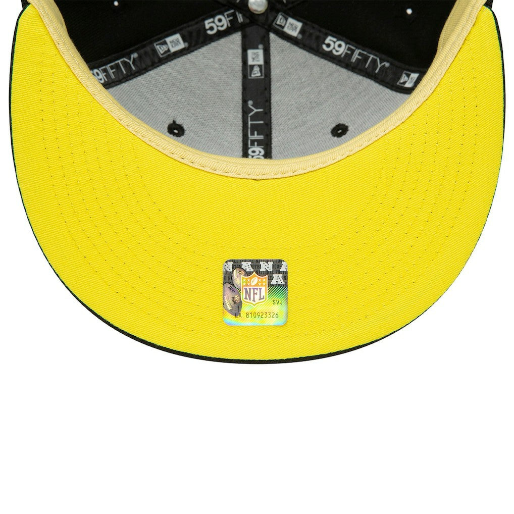 Pittsburgh Steelers New Era Super Bowl XL Citrus Pop 59FIFTY Fitted Hat