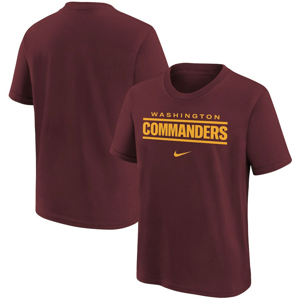Washington Commanders Nike Youth Wordmark T-Shirt