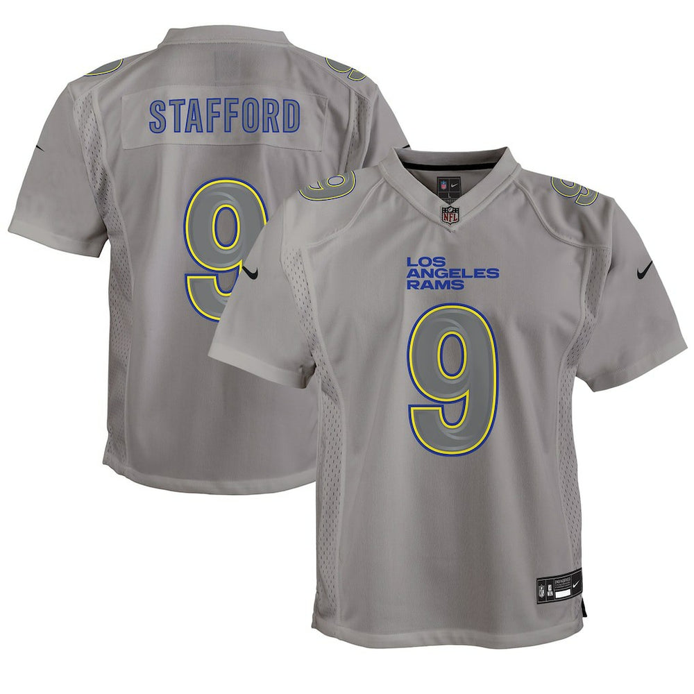 Los Angeles Rams Nike Matthew Stafford  Youth Atmosphere Game Jersey