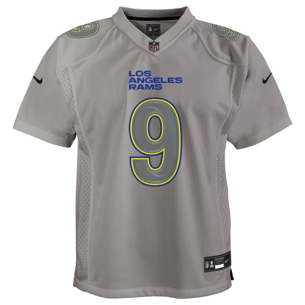 Los Angeles Rams Nike Matthew Stafford  Youth Atmosphere Game Jersey