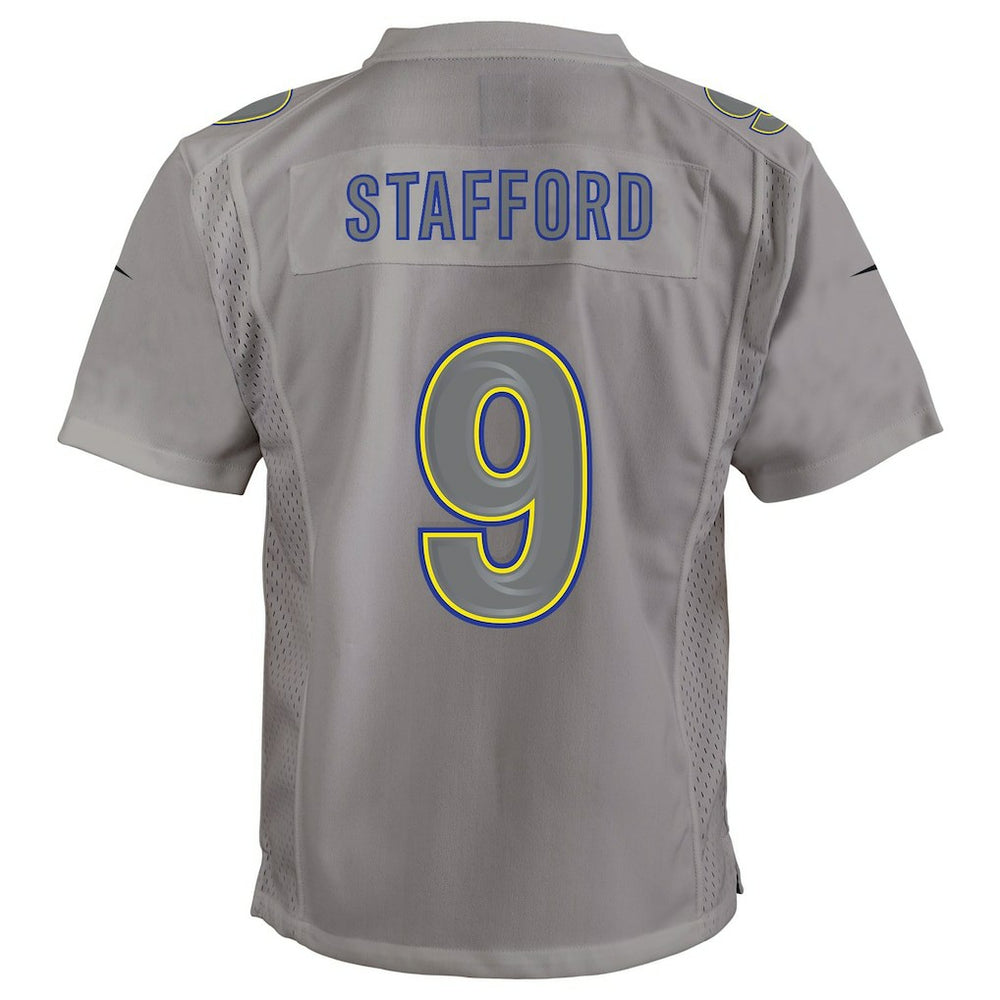 Los Angeles Rams Nike Matthew Stafford  Youth Atmosphere Game Jersey