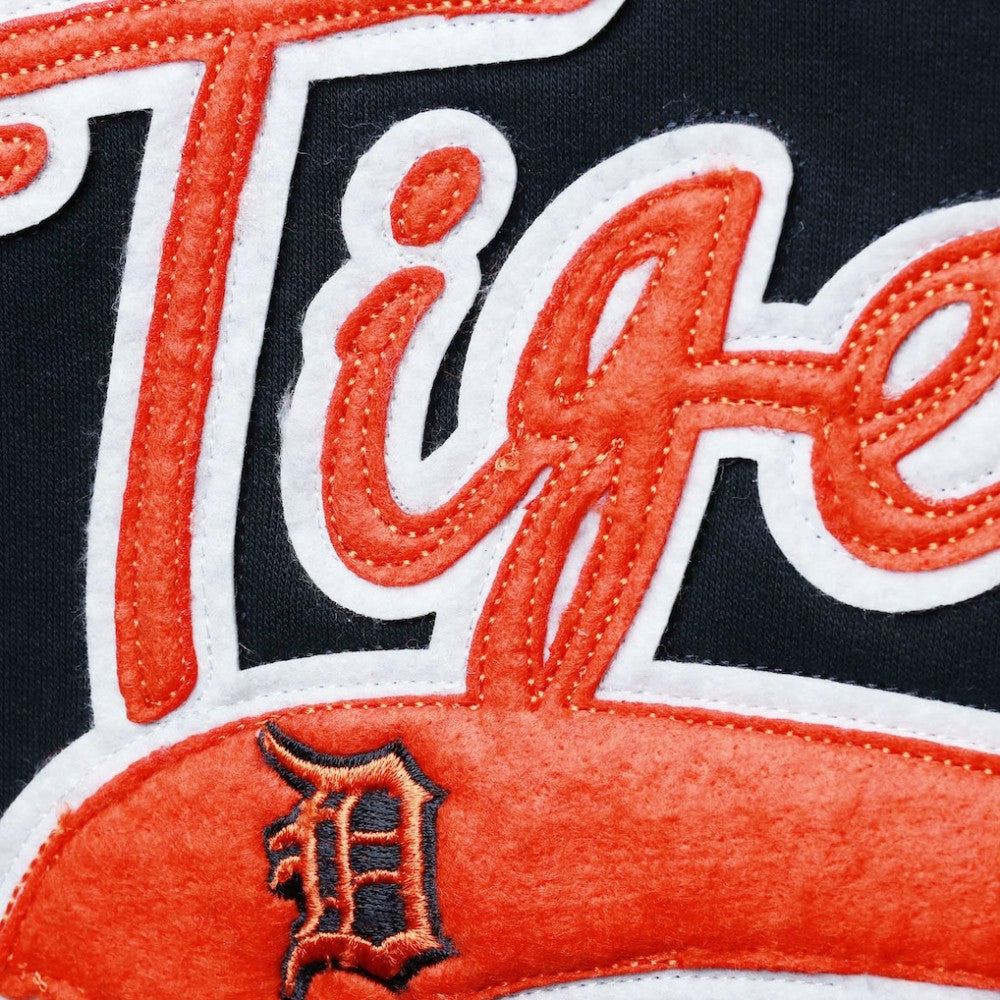 Detroit Tigers Soft as a Grape Women's Plus Size Side Split Pullover Hoodie | MLB New