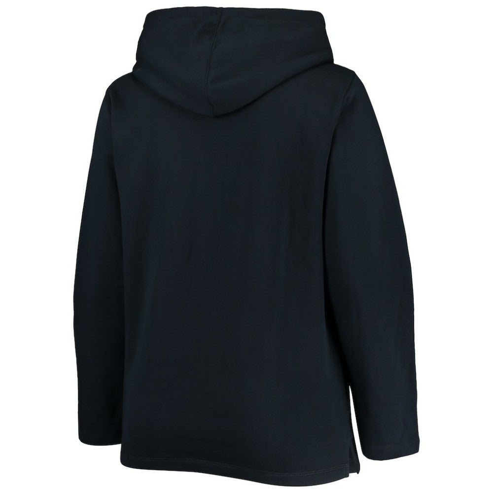 New York Yankees Soft as a Grape Women's Plus Size Side Split Pullover Hoodie | MLB Shop