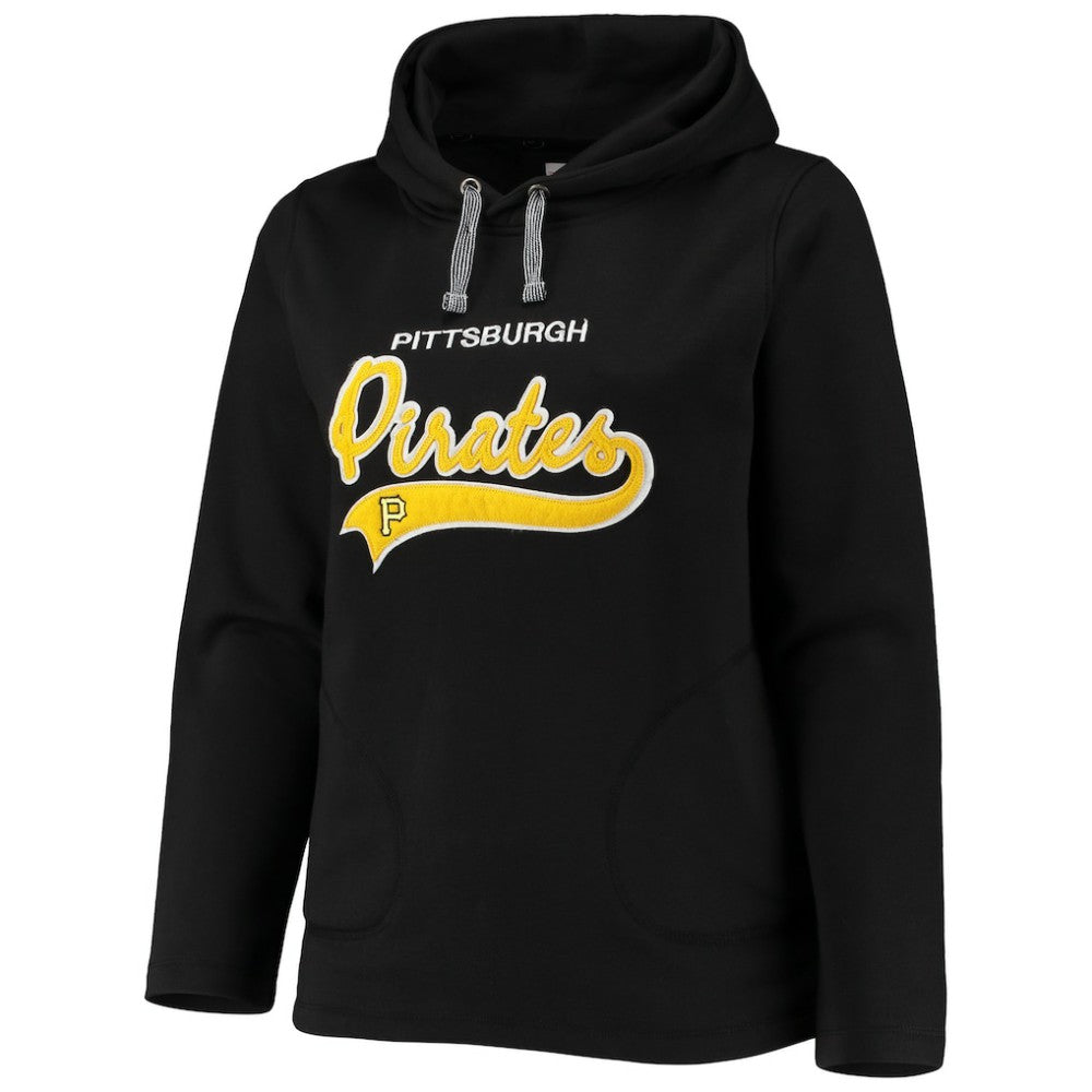 Pittsburgh Pirates Soft as a Grape Women's Plus Size Side Split Pullover Hoodie | MLB Outlet