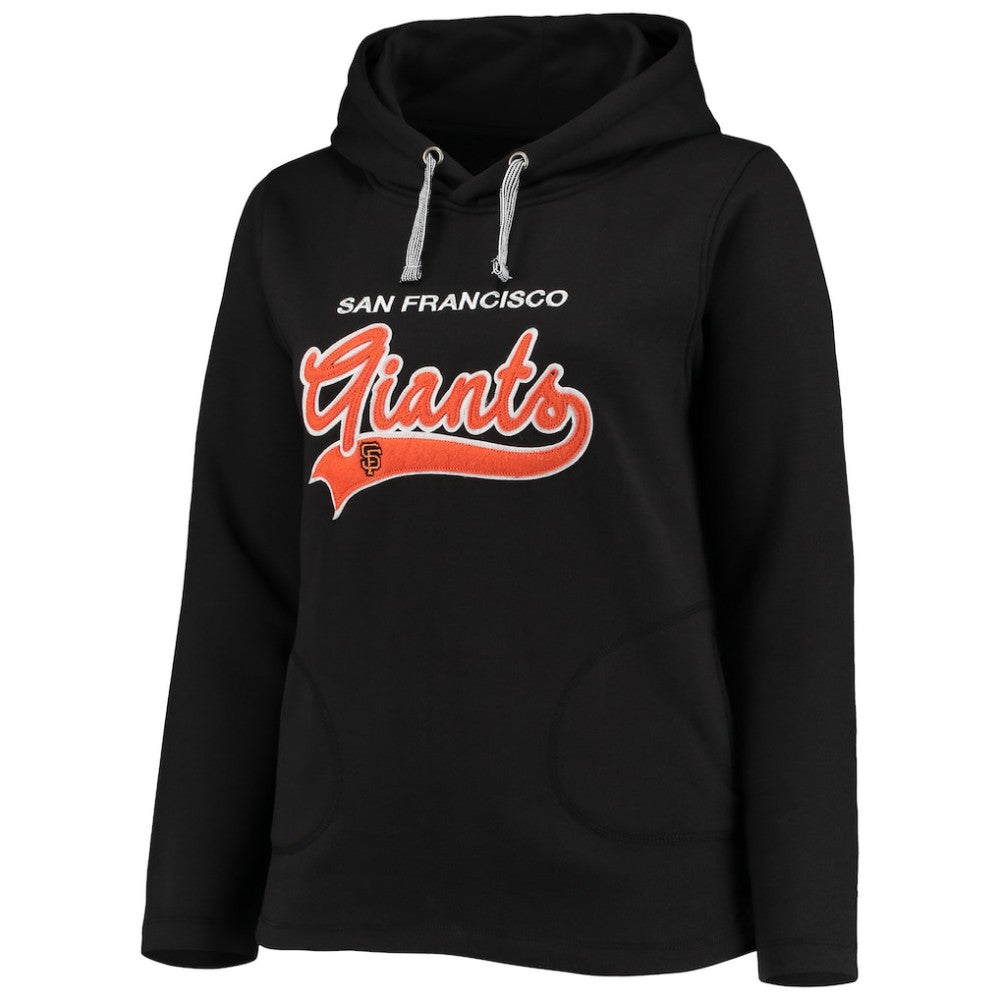 San Francisco Giants Soft as a Grape Women's Plus Size Side Split Pullover Hoodie | MLB On Sale