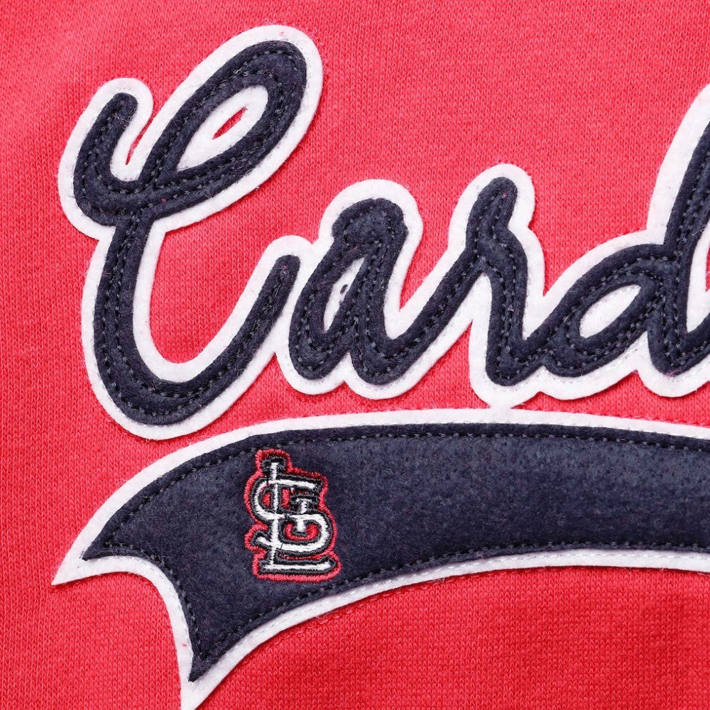 St. Louis Cardinals Soft as a Grape Women's Plus Size Side Split Pullover Hoodie | MLB Online