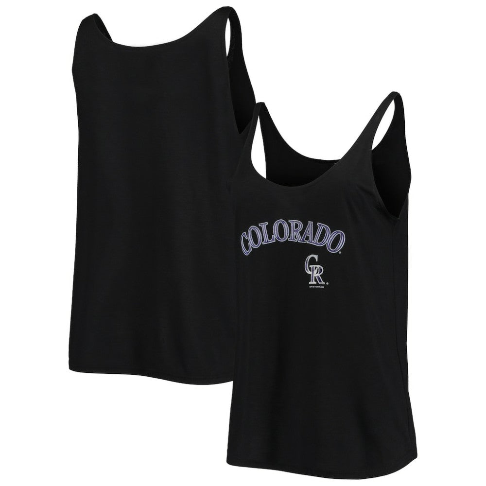 Colorado Rockies Soft as a Grape Women's Slouchy Tank Top | MLB Near me