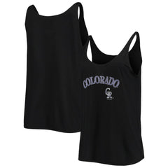 Colorado Rockies Soft as a Grape Women's Slouchy Tank Top | MLB Near me