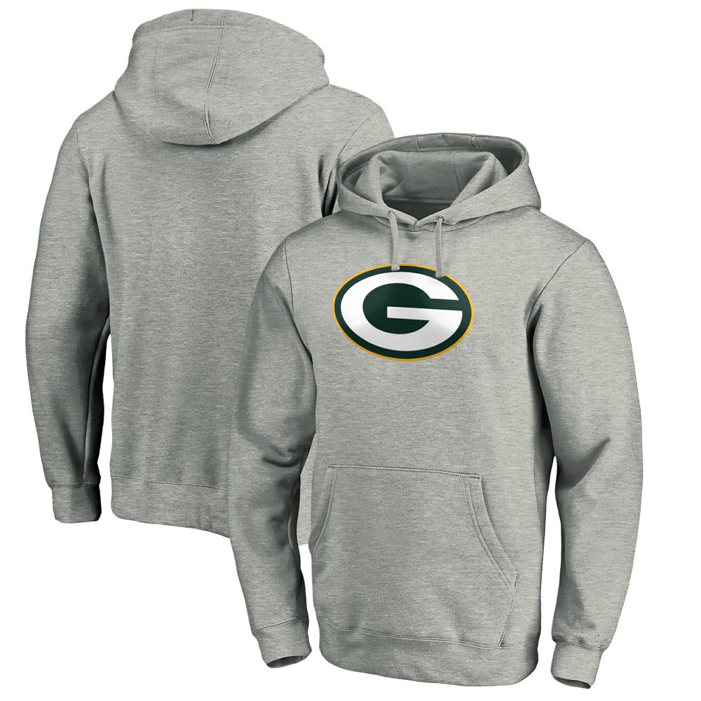 Green Bay Packers  Primary Logo Fitted Pullover Hoodie