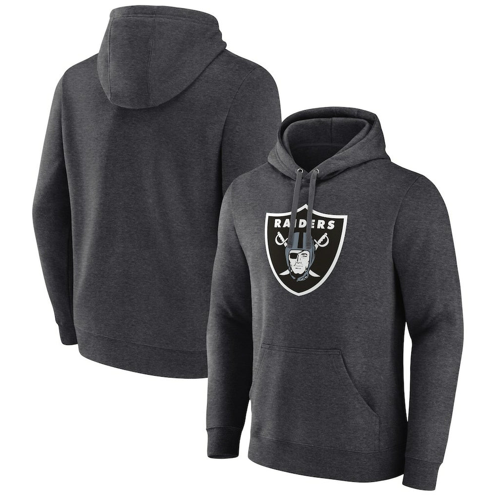 Las Vegas Raiders  Primary Logo Fitted Pullover Hoodie
