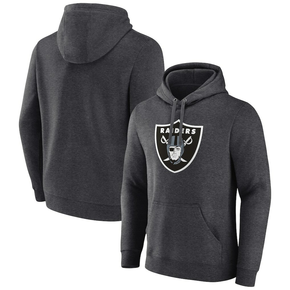 Las Vegas Raiders  Primary Logo Fitted Pullover Hoodie