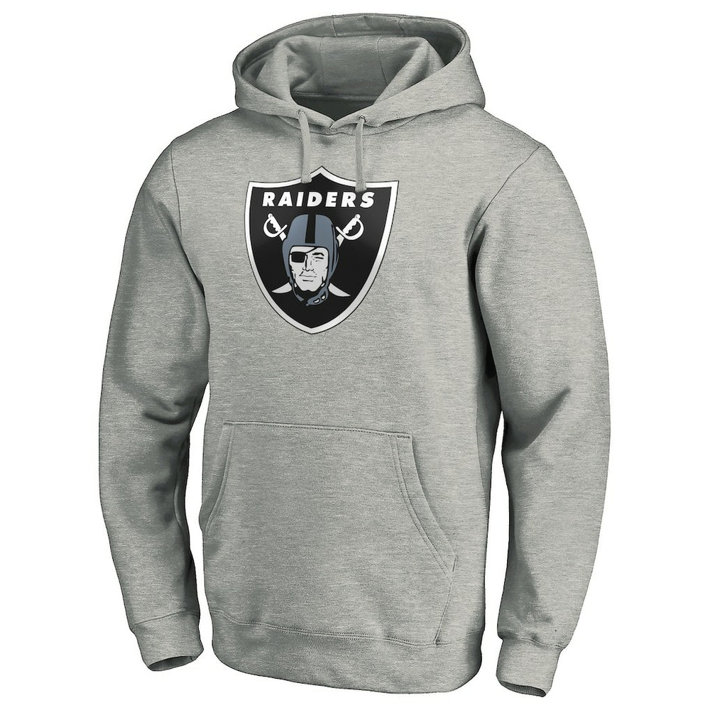 Las Vegas Raiders  Primary Logo Fitted Pullover Hoodie