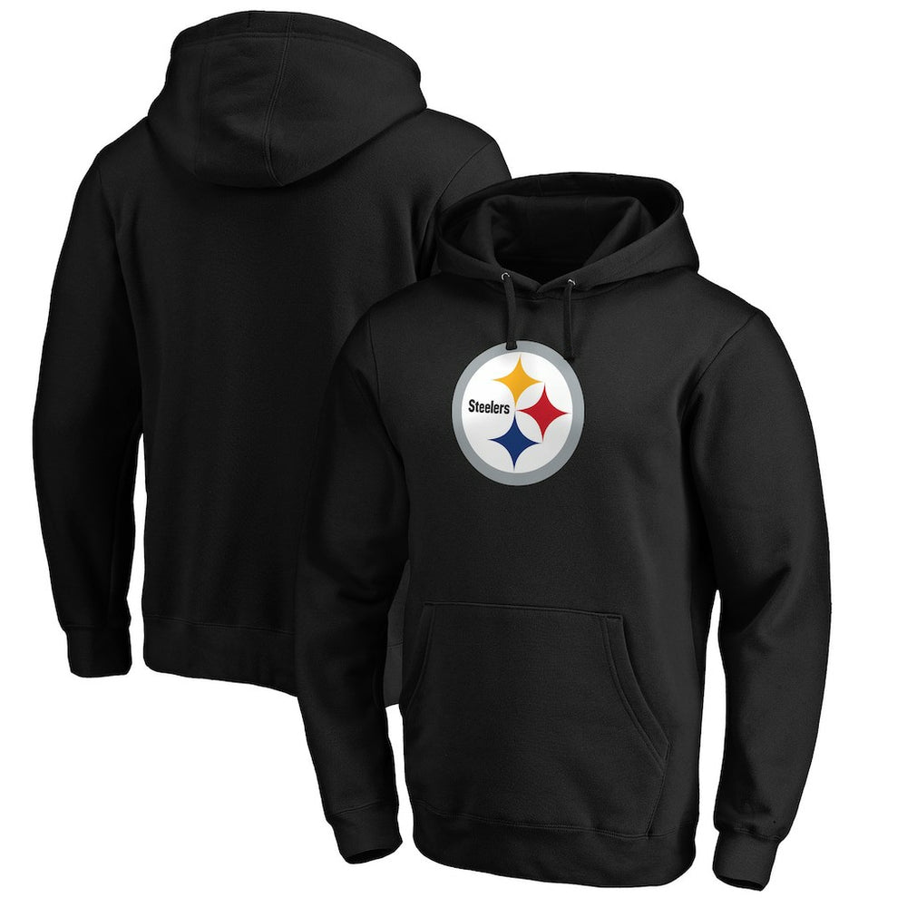 Pittsburgh Steelers  Primary Logo Fitted Pullover Hoodie