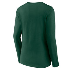 Green Bay Packers  Women's Primary Team Logo Long Sleeve V-Neck T-Shirt