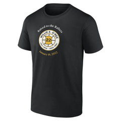 Willie O'Ree Boston Bruins Retirement T-Shirt Sale