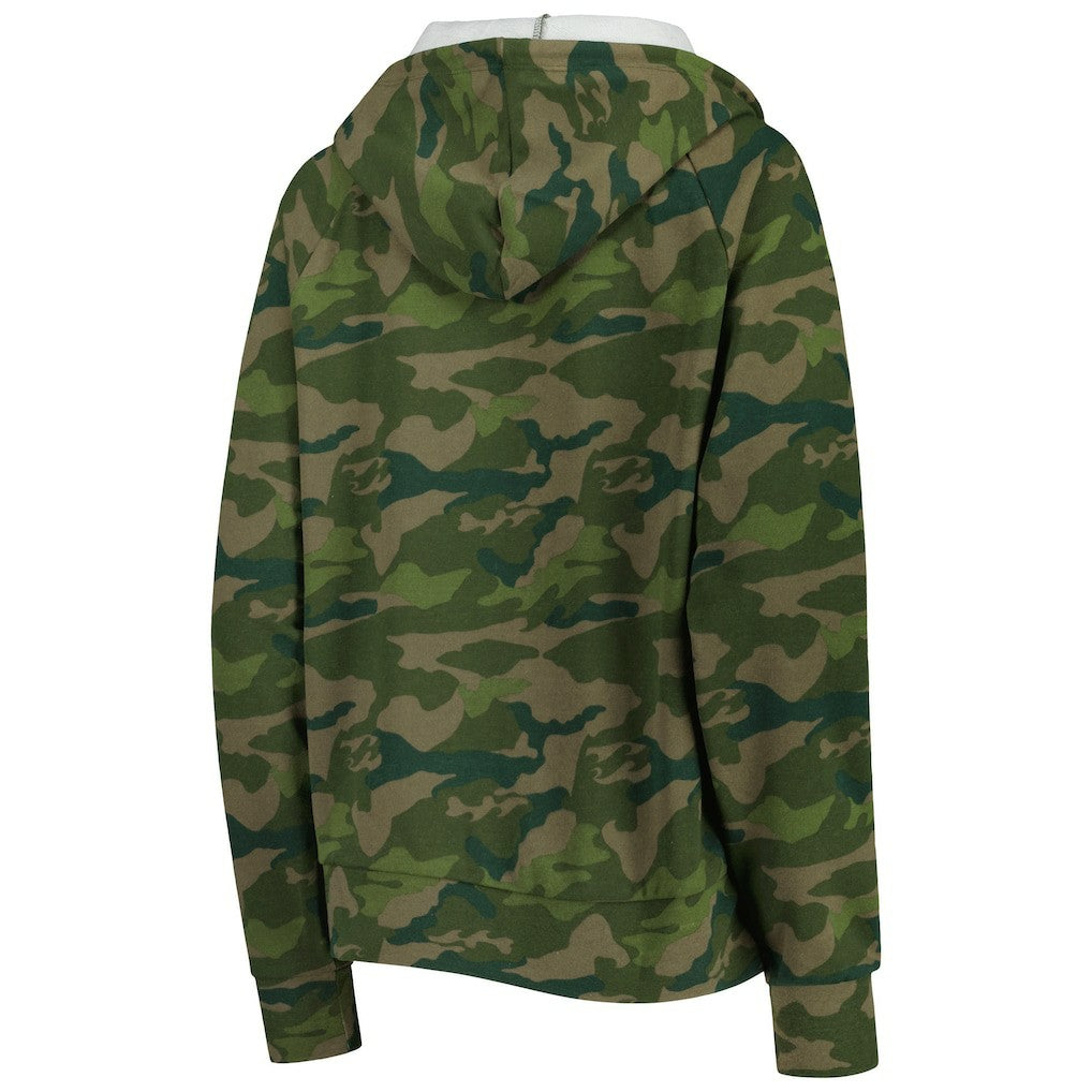 Washington Commanders New Era Women's Raglan Full-Zip Hoodie