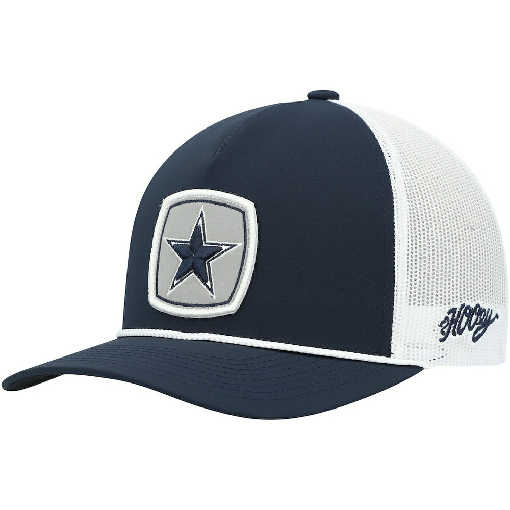 Dallas Cowboys  HOOey Star Patch Rope Trucker Snapback Hat