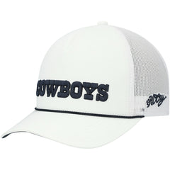 Dallas Cowboys  HOOey Wordmark Rope Trucker Snapback Hat
