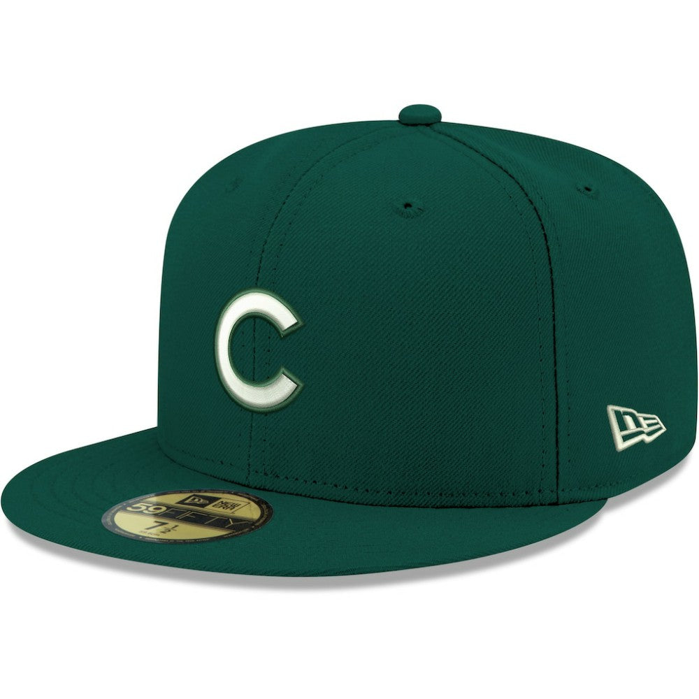Chicago Cubs New Era White Logo 59FIFTY Fitted Hat | MLB Online
