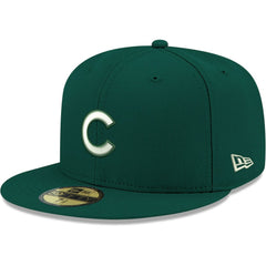 Chicago Cubs New Era White Logo 59FIFTY Fitted Hat | MLB Online