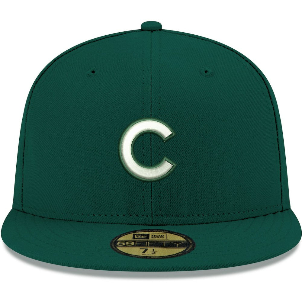 Chicago Cubs New Era White Logo 59FIFTY Fitted Hat | MLB Online