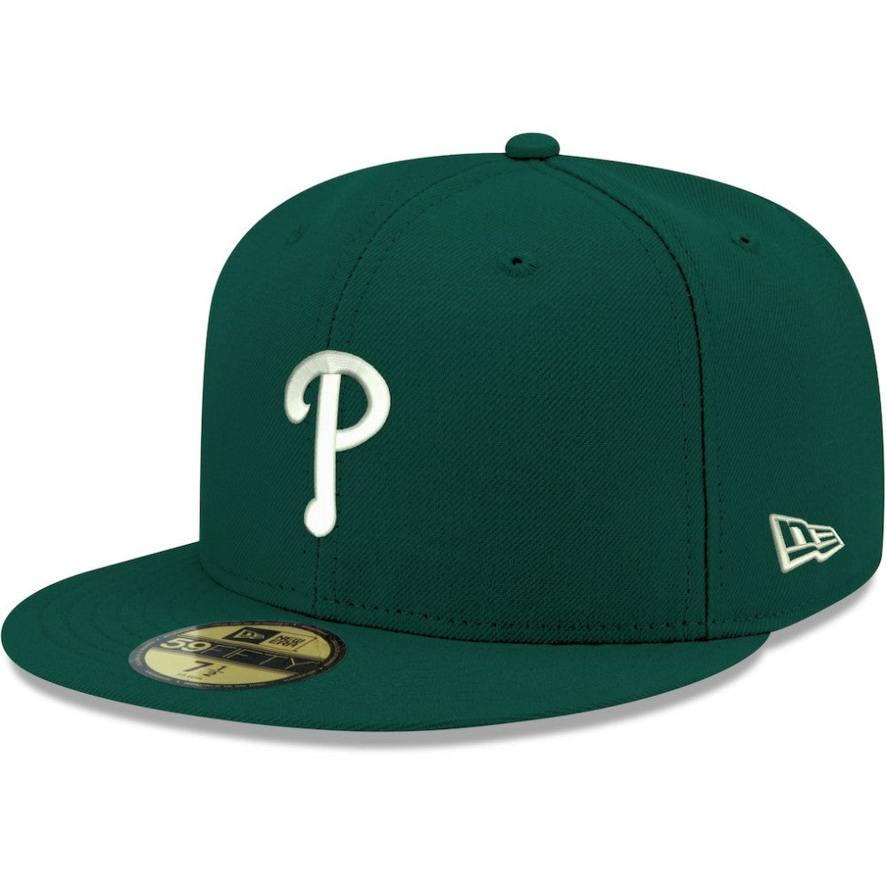 Philadelphia Phillies New Era White Logo 59FIFTY Fitted Hat | MLB Sale